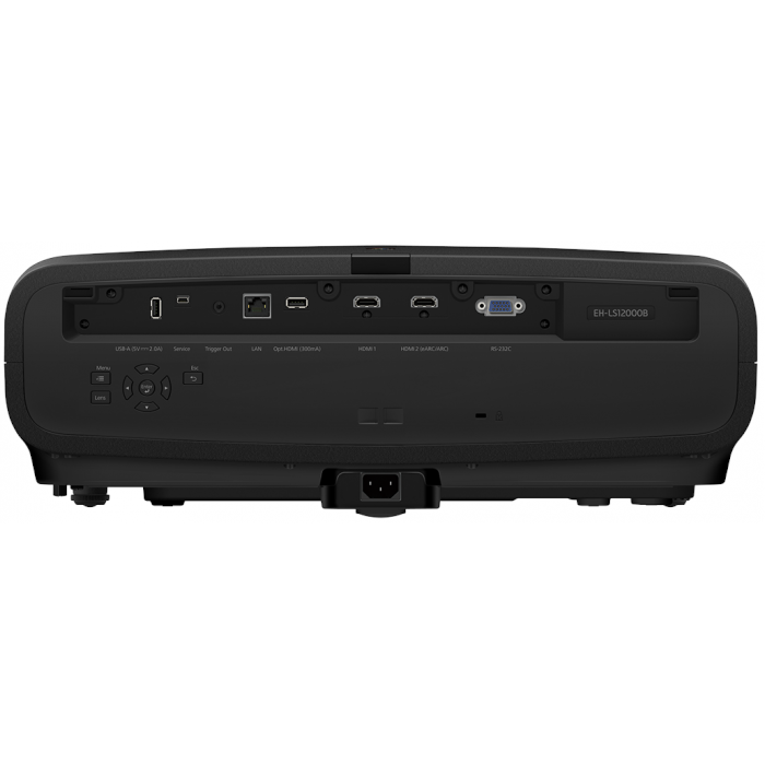 Epson LS12000 4K Home Theater Laser Projector with 2700 Lumens - Black